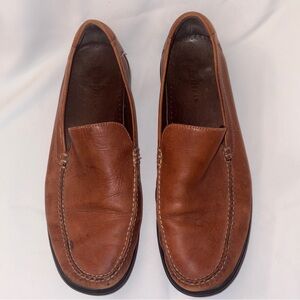 Cole‎ Haan Men’s Brown Leather Loafers Size 13M Slip On Comfort Shoes Preppy